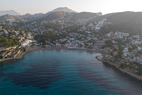 Playa El Portet en Moraira