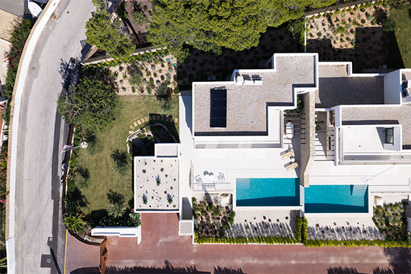 Villa Moraira Natura vista cenital