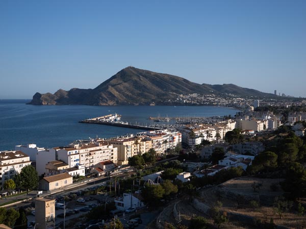 Vistas del mirador de Altea