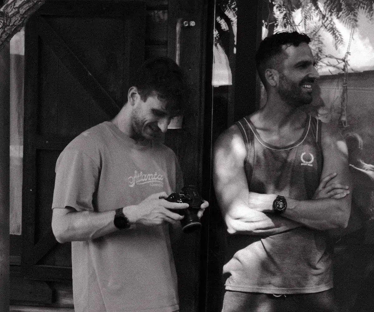 Moisés y Cristóbal, equipo de Producciones TierraRoja